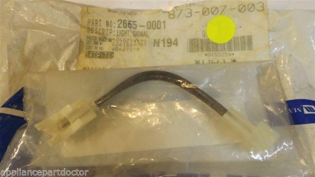 WHIRLPOOL MAGIC CHEF DISHWASHER 2665-0001 Light, signal NEW IN BAG WHIRLPOOL MAGIC CHEF DISHWASHER 2665-0001 Light, signal NEW IN BAG